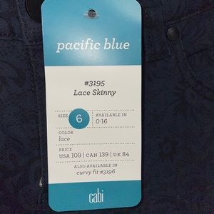 Cabi Lace Skinny Jean